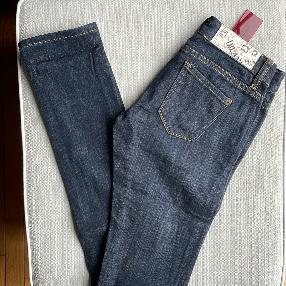 Blank nyc classic skinny dark denim jeans - size 24